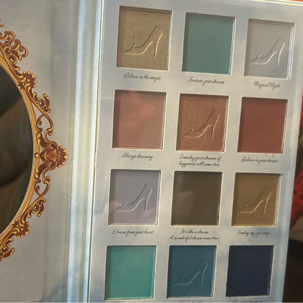 Disney Eyeshadow Palette - Gold, Bronze, Teal, Blue